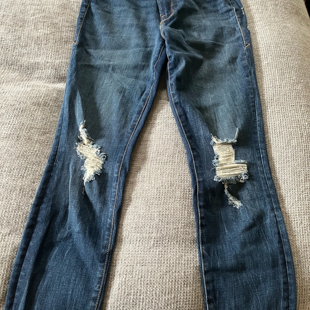 Good American jeans, good legs crop, size 27